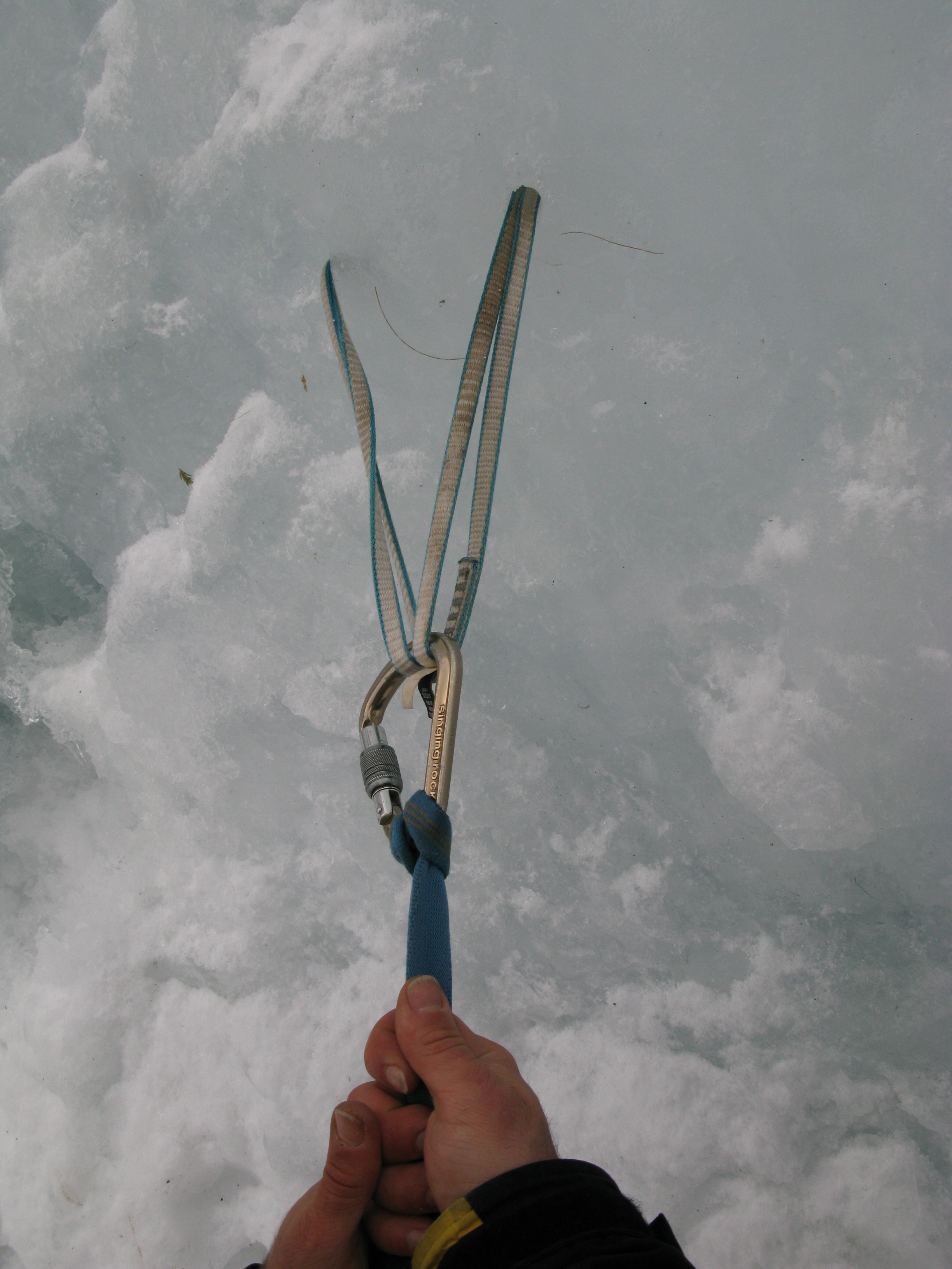 Jištění za ledové hodiny na Veverčáku (foto: Tom Vacek)